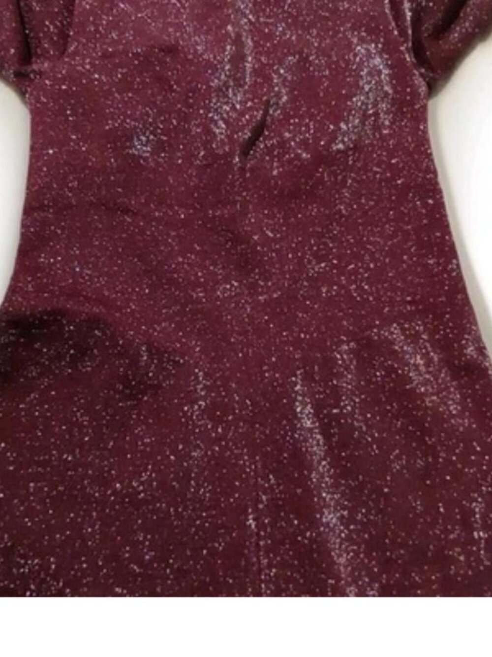 PINK Victoria's Secret Long-Sleeve Square Neck One Piece Burgundy NEW with TAGS - Picture 2 of 5